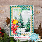 La-La Land Crafts Postage Rectangles Dies 8959 candle