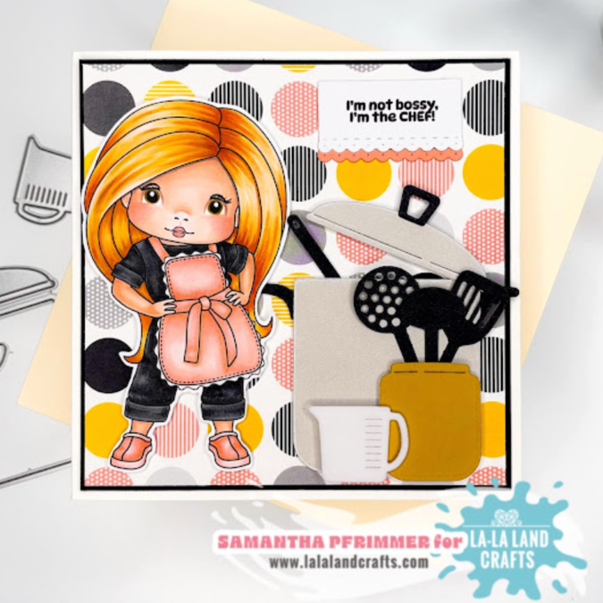 La-La Land Crafts Pot and Pan Dies 8981 the chef