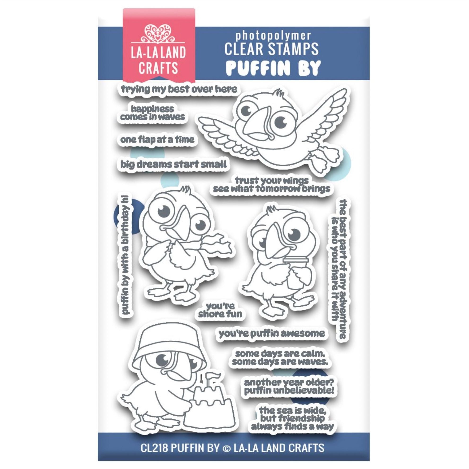La-La Land Crafts Puffin By Clear Stamps cl218