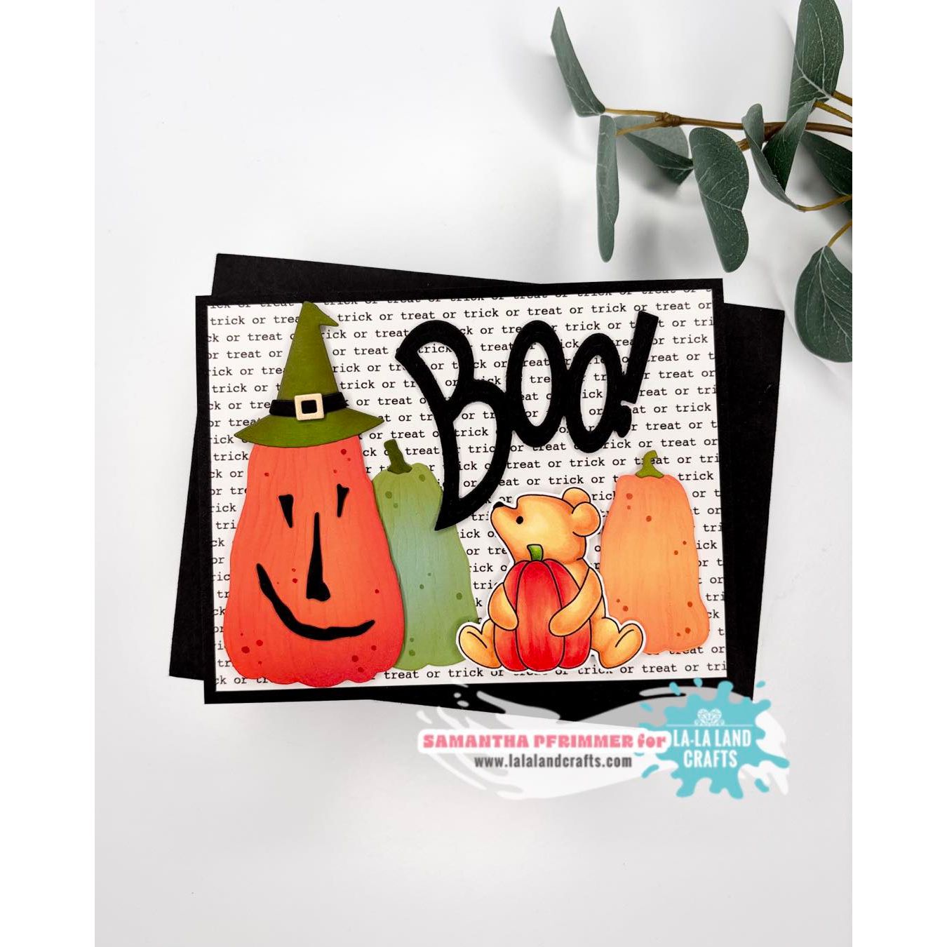 La-La Land Crafts Pumpkin Faces Dies 8968 boo