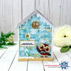 La-La Land Crafts Real Hoot Clear Stamps cl210 christmas joy card