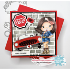 La-La Land Crafts Retro Car Dies 8971 girl power