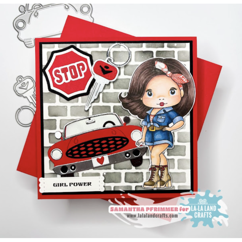 La-La Land Crafts Retro Car Dies 8971 girl power