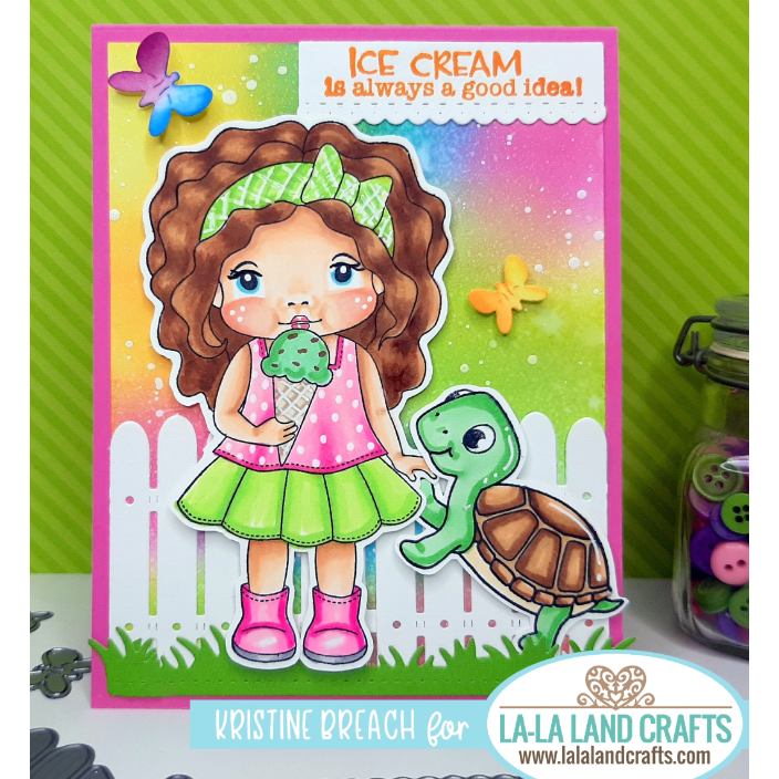 La-La Land Crafts Scalloped Sentiment Labels Dies 8704 ice cream