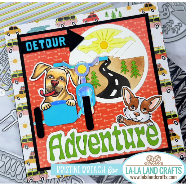 La-La Land Crafts Scenic Circle Die 8768 adventure