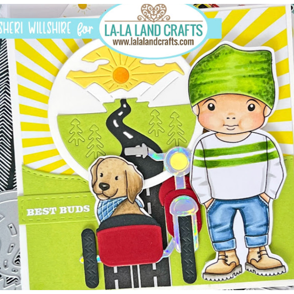 La-La Land Crafts Scenic Circle Die 8768 best buds