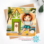 La-La Land Crafts Seashells Dies 9016 vacation mode card