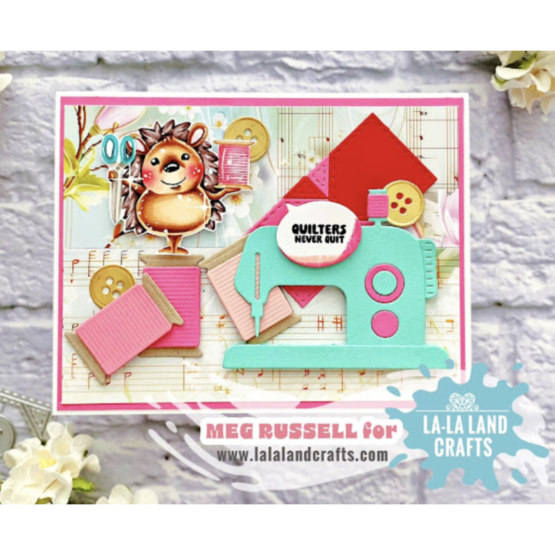 La-La Land Crafts Sewing Machine Dies 8970 let's sew