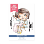 La-La Land Crafts Sewing Marci Cling Stamp 4233