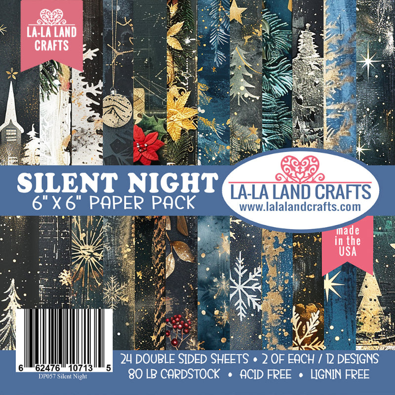 La-La Land Crafts Silent Night 6x6 inch Paper Pack dp057