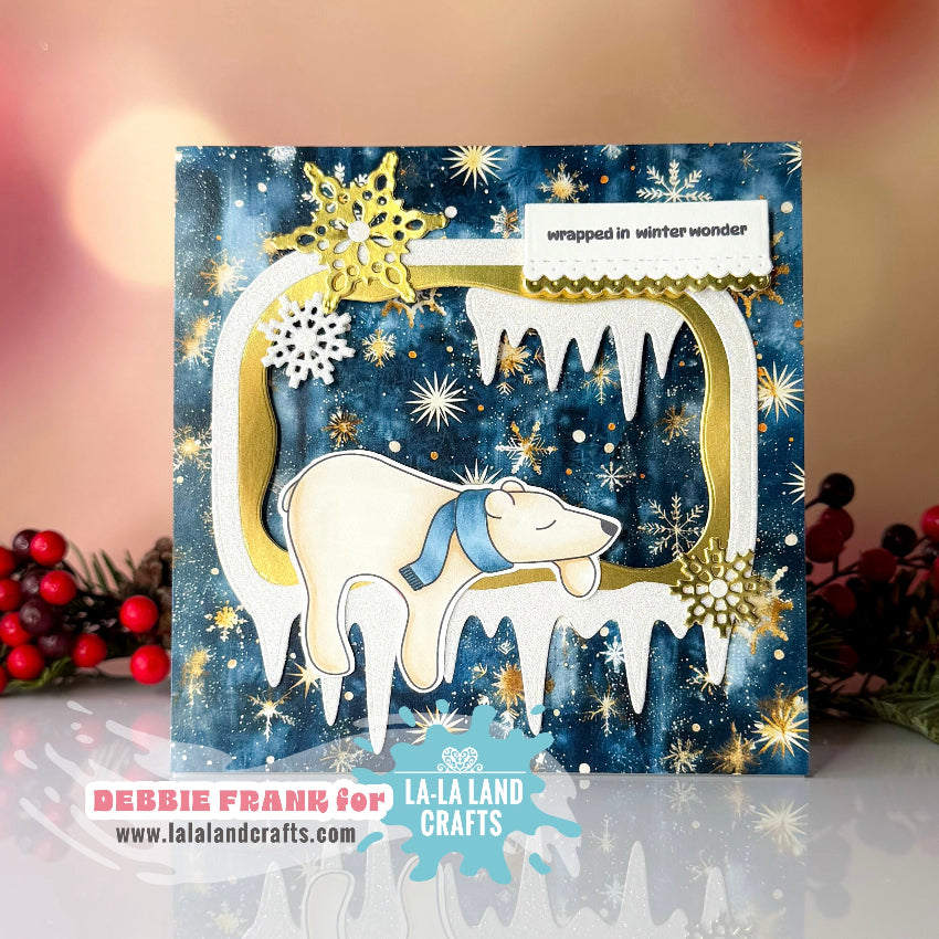La-La Land Crafts Silent Night 6x6 inch Paper Pack dp057 winter wonder card