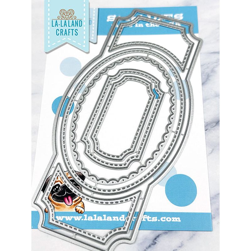 La-La Land Crafts Slimline Bookplate Dies 8924