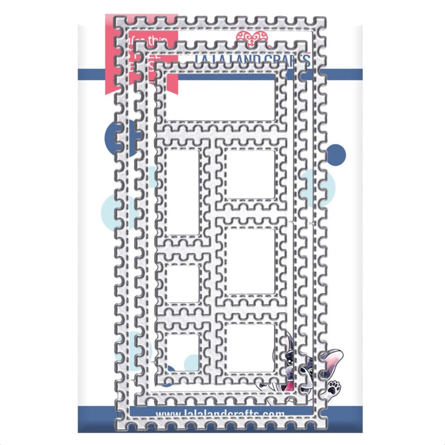 La-La Land Crafts Slimline Postage Rectangle Dies 9026