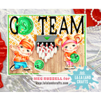 La-La Land Crafts Small Bowling Pins 8920 go team