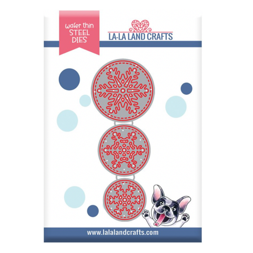 La-La Land Crafts Snowflake Medallions Dies 8957