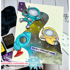 La-La Land Crafts Spaceship Dies 8910 friend