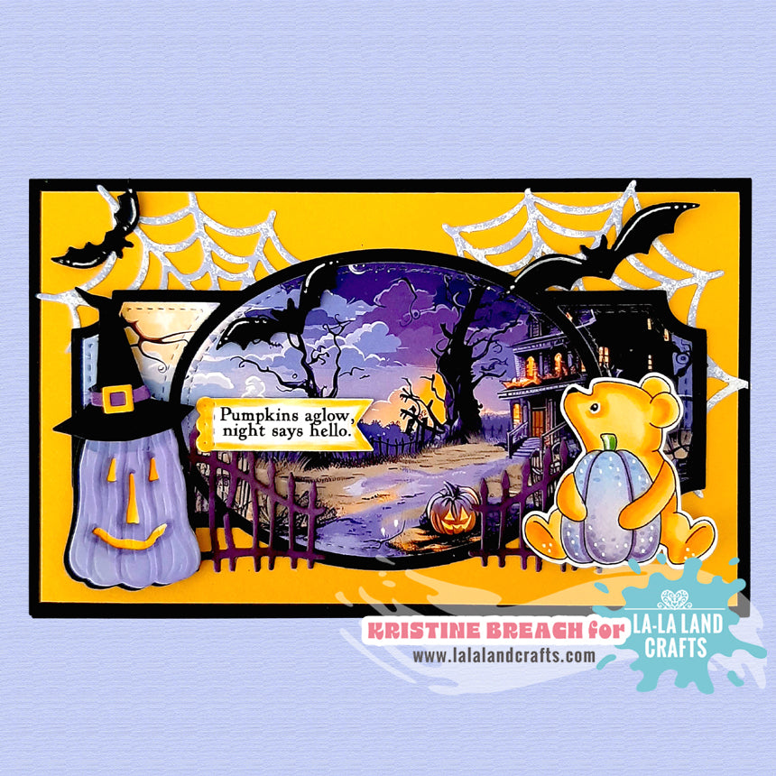 La-La Land Crafts Spiderweb Die 8965 bats