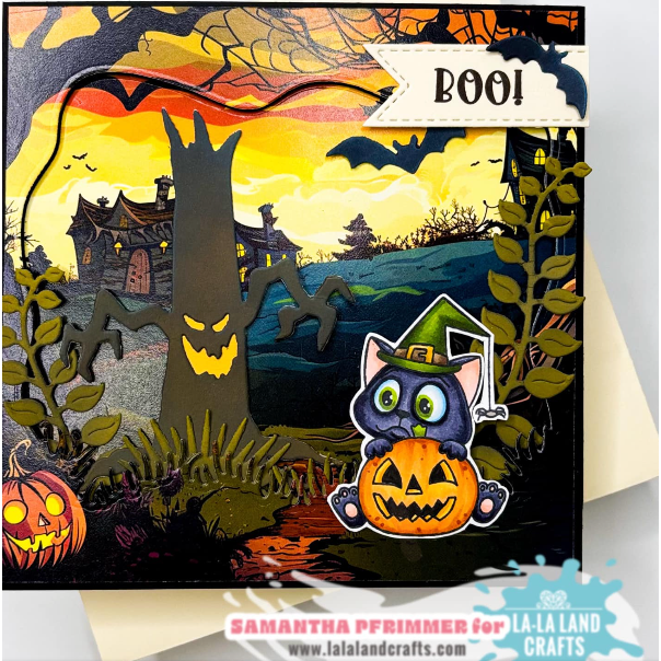 La-La Land Crafts Spooky Tree Die 8888 boo