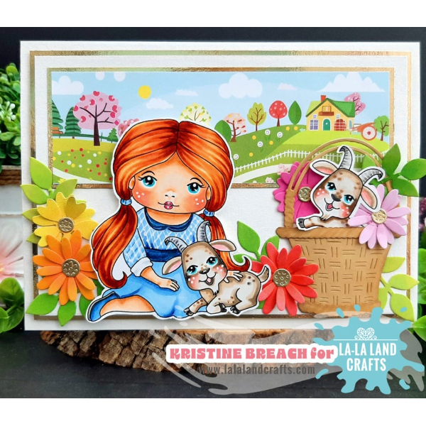 La-La Land Crafts Spring Basket Dies 8852 goats