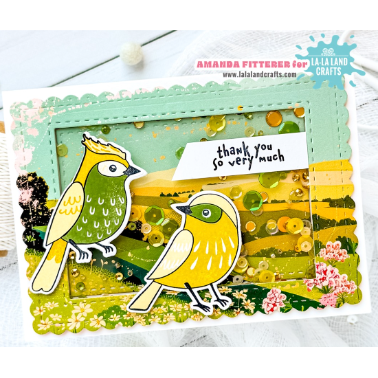 La-La Land Crafts Spring Song 6x6 inch Paper Pack dp040 birds