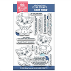 La-La Land Crafts Stay Foxy Clear Stamp and Die Set image 1
