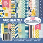 La-La Land Crafts Summer Mix 6x6 inch Paper Pad dp056