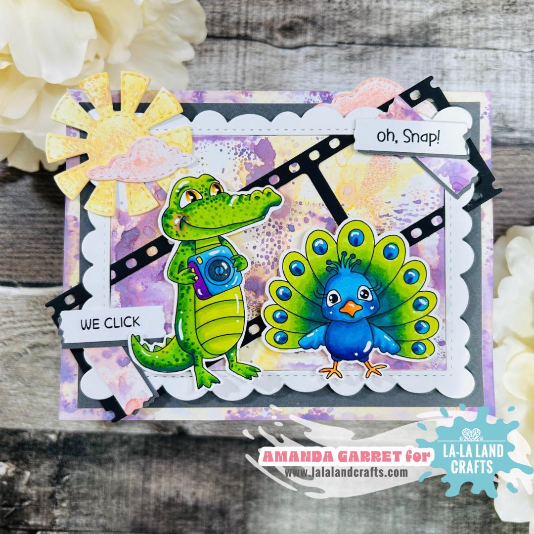 La-La Land Crafts Sun and Clouds Dies 8949 peacock