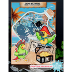 La-La Land Crafts Sunken Ship Die 8880 shaker card