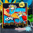 La-La Land Crafts Super Dawg and Cat Clear Stamp Set hero