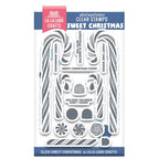 La-La Land Crafts Sweet Christmas Clear Stamp and Candy Cane Die Set product image 1