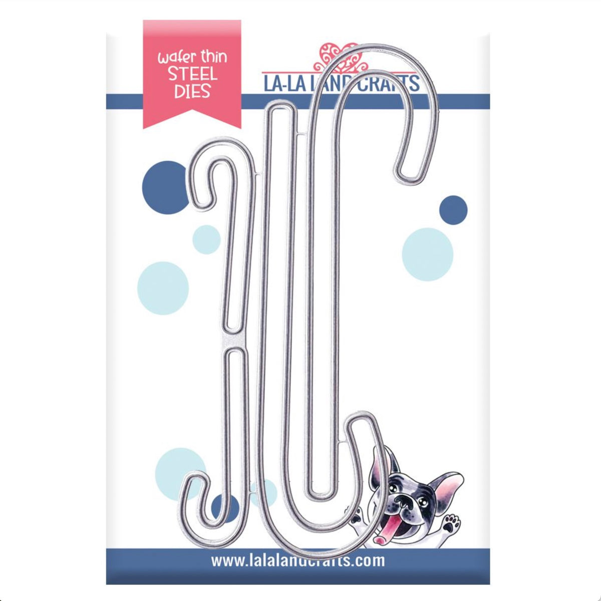 La-La Land Crafts Sweet Christmas Clear Stamp and Candy Cane Die Set product image 2