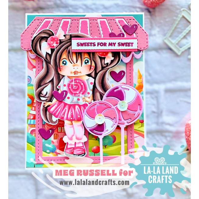 La-La Land Crafts Sweets Marci Cling Stamp 5548 suckers