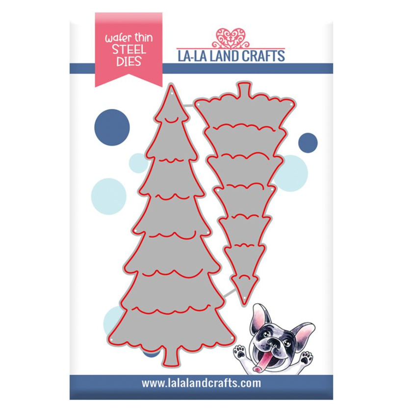 La-La Land Crafts Tall Christmas Trees Dies 8954