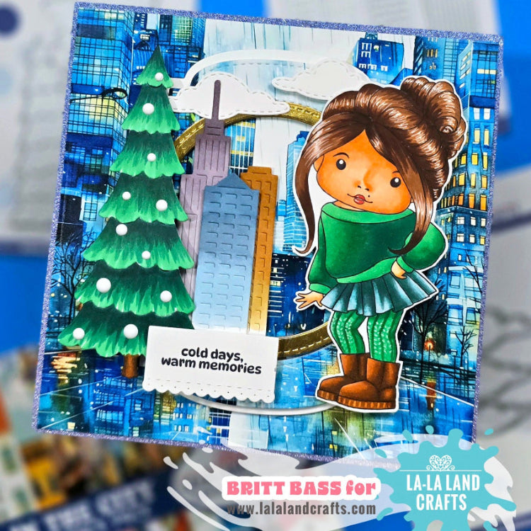La-La Land Crafts Tall Christmas Trees Dies 8954 city