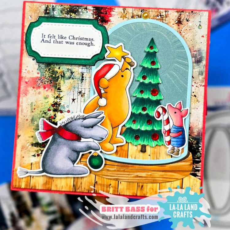 La-La Land Crafts Tall Christmas Trees Dies 8954 decorate