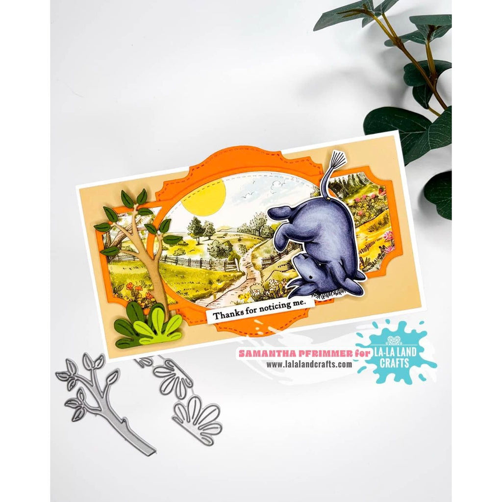 La-La Land Crafts That Figures Clear Stamps cl184 thanks