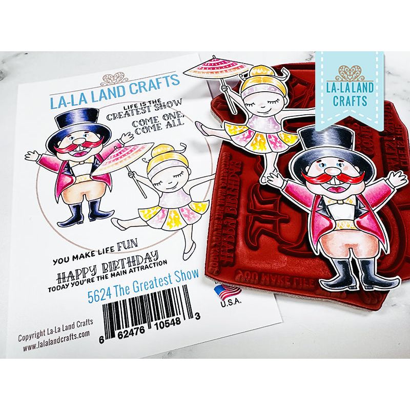 La-La Land Crafts The Greatest Show Cling Stamp 5624 product image