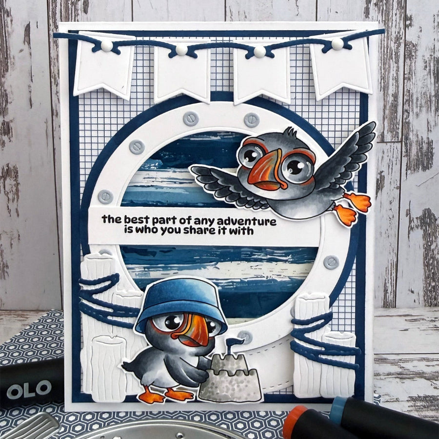 La-La Land Crafts Title Layers Dies 9007 share adventure card