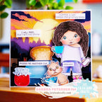 La-La Land Crafts Toast with Jam Dies 8976 coffee