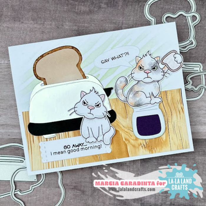 La-La Land Crafts Toaster Dies 8975 good morning