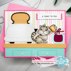La-La Land Crafts Toaster Dies 8975 toast