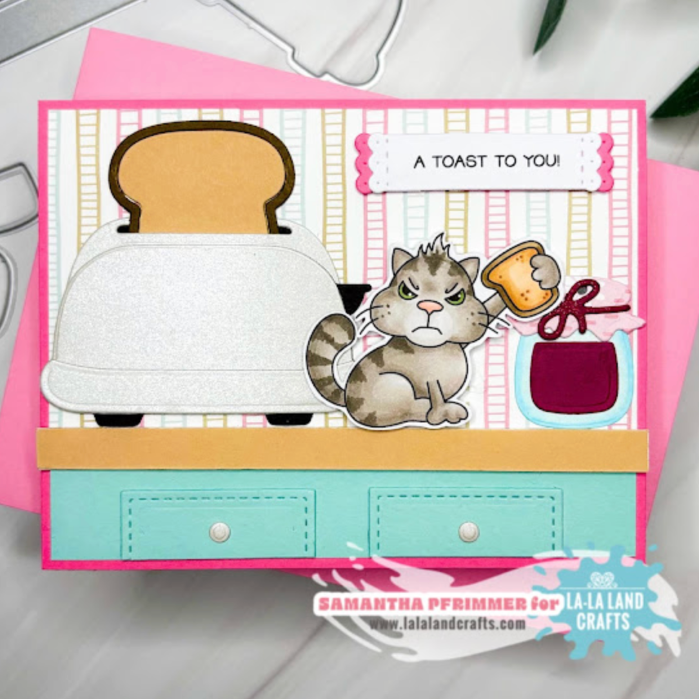 La-La Land Crafts Toaster Dies 8975 toast