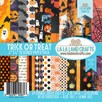 La-La Land Crafts Trick or Treat 6 x 6 Inch Paper Pad dp044