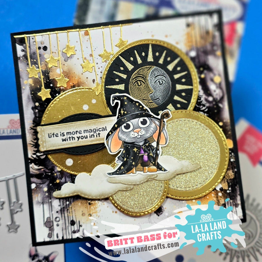 La-La Land Crafts Twinkle Stars Die 8996 golden sun
