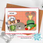 La-La Land Crafts Veggies Dies 8983 let's eat