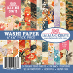 La-La Land Crafts Washi Paper 6x6 inch Paper Pack dp049