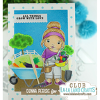 La-La Land Crafts Wheelbarrow Die 8865 love