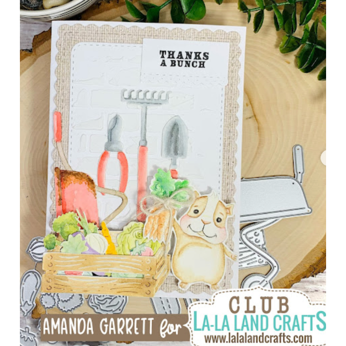 La-La Land Crafts Wheelbarrow Die 8865 thanks
