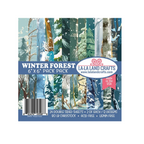 La-La Land Crafts Winter Forest 6x6 inch Paper Pack dp050