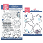 La-La Land Crafts Woodland Bunnies Clear Stamp and Die Set